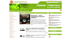 Desktop Screenshot of nowetrendy.pl